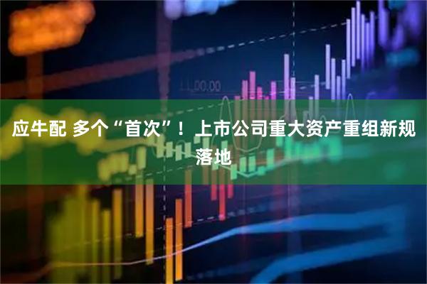 应牛配 多个“首次”！上市公司重大资产重组新规落地
