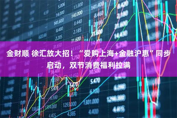金财顺 徐汇放大招！“爱购上海+金融沪惠”同步启动，双节消费福利拉满